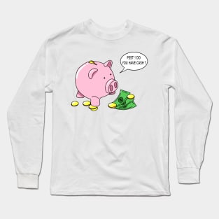 Cute piggy bank Long Sleeve T-Shirt